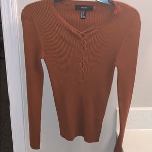 Rib Knit Sweater top